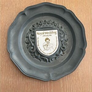 Royal Wedding Commemorative Plate Prince Charles & Lady Diana